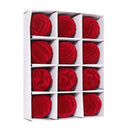 Kit com 12 Bolas de Natal Veludo 6cm - Casa Farfelle