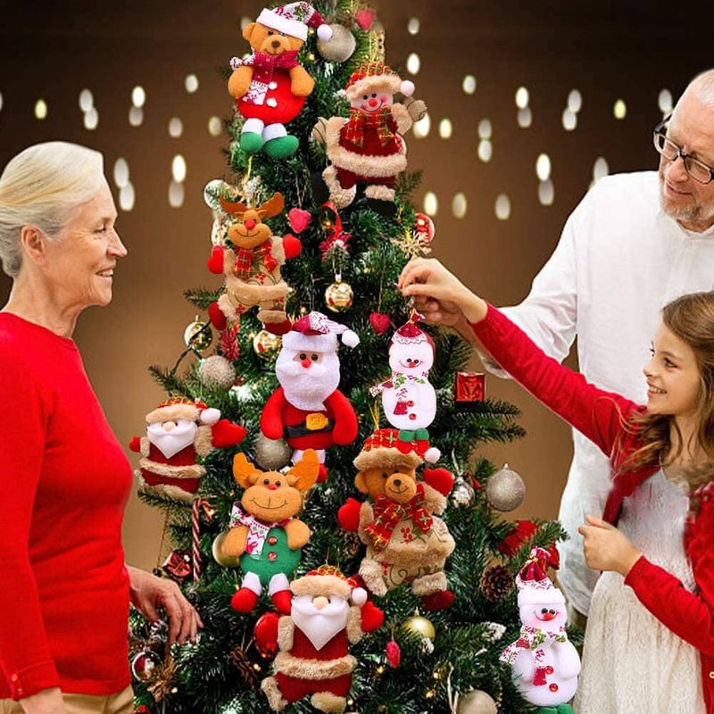12Pcs Natal Aleatório Urso De Papai Noel Produto de Natal 238 Casa Farfelle 