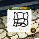 Molde de Piso para Jardins e Calçadas FlexDecor - Casa Farfelle