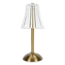 Abajur Portátil de Cristal com Sensor de Toque Sem Fio Zelar - Casa & Jardim  Luminária de Mesa  Casa Farfelle