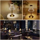 Abajur Portátil de Cristal com Sensor de Toque Sem Fio Zelar - Casa & Jardim  Luminária de Mesa  Casa Farfelle