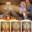 Abajur Portátil de Cristal com Sensor de Toque Sem Fio Zelar - Casa & Jardim  Luminária de Mesa  Casa Farfelle