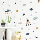 Adesivo de Parede Infantil Alienígena Casa Farfelle  90  Casa Farfelle
