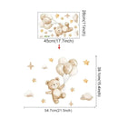 Adesivo de Parede Infantil Balão de Ar Quente com Animais Casa Farfelle  38  Casa Farfelle