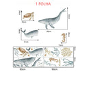 Adesivo de Parede Infantil Fundo do Mar Casa Farfelle  237  Casa Farfelle