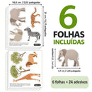 Adesivo de Parede Infantil Safari  202  Casa Farfelle