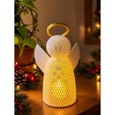 Anjo de Natal Decorativo com Vela LED  Natal  Casa Farfelle