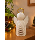 Anjo de Natal Decorativo com Vela LED  Natal  Casa Farfelle