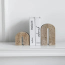 Aparador de Livros de Pedra Casa Farfelle  197  Casa Farfelle