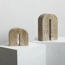 Aparador de Livros de Pedra Casa Farfelle  197  Casa Farfelle