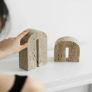 Aparador de Livros de Pedra Casa Farfelle  197  Casa Farfelle