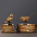 Aparadores de Livros Retro Birds em Resina Casa Farfelle  191  Casa Farfelle