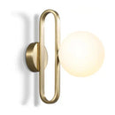 Arandela De Parede Dourada Lumina Casa Farfelle  105 (Iluminação)  Casa Farfelle