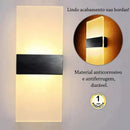 Arandela De Parede Transparente Com Sensor De Movimento  Iluminação  Casa Farfelle