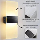 Arandela De Parede Transparente Com Sensor De Movimento  Iluminação  Casa Farfelle