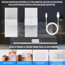 Arandela De Parede Transparente Com Sensor De Movimento  Iluminação  Casa Farfelle
