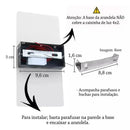 Arandela De Parede Transparente Com Sensor De Movimento  Iluminação  Casa Farfelle