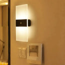 Arandela De Parede Transparente Com Sensor De Movimento  Iluminação  Casa Farfelle