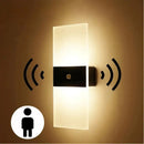 Arandela De Parede Transparente Com Sensor De Movimento  Iluminação  Casa Farfelle