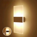 Arandela De Parede Transparente Com Sensor De Movimento  Iluminação  Casa Farfelle