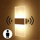 Arandela De Parede Transparente Com Sensor De Movimento  Iluminação  Casa Farfelle