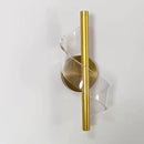 Arandela De Parede Transparente Skylight Bivolt Metal e Acrílico Casa Farfelle  127 (Iluminação)  Casa Farfelle