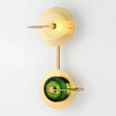 Arandela Dourada Parede Interna Futurista Belle Casa Farfelle  134 (Iluminação)  Casa Farfelle