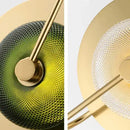 Arandela Dourada Parede Interna Futurista Belle Casa Farfelle  134 (Iluminação)  Casa Farfelle