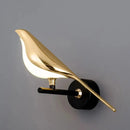 Arandela Dourada de Parede Pássaro Moderna Casa Farfelle  147 (Iluminação)  Casa Farfelle