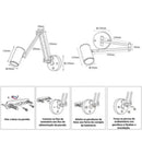 Arandela LED Articulada para Escritório 216 (Iluminação)  Casa Farfelle