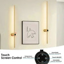 Arandela Linear de Parede Interna Ajustável 360° Dimerizável Touch LED  103 (Iluminação)  Casa Farfelle