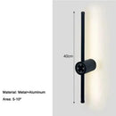 Arandela Linear de Parede Interna Ajustável 360° Dimerizável Touch LED  103 (Iluminação)  Casa Farfelle