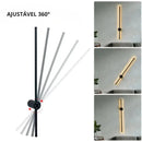 Arandela Linear de Parede Interna Ajustável 360° Dimerizável Touch LED Casa Farfelle  129 (Iluminação)  Casa Farfelle