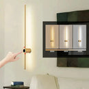 Arandela Linear de Parede Interna Ajustável 360° Dimerizável Touch LED Casa Farfelle  129 (Iluminação)  Casa Farfelle