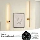 Arandela Linear de Parede Interna Ajustável 360° Dimerizável Touch LED Casa Farfelle  129 (Iluminação)  Casa Farfelle