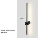 Arandela Linear de Parede Interna Ajustável 360° Dimerizável Touch LED Casa Farfelle  129 (Iluminação)  Casa Farfelle