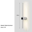 Arandela Linear de Parede Interna Ajustável 360° Dimerizável Touch LED Casa Farfelle  129 (Iluminação)  Casa Farfelle