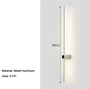 Arandela Linear de Parede Interna Ajustável 360° Dimerizável Touch LED Casa Farfelle  129 (Iluminação)  Casa Farfelle