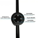 Arandela Linear de Parede Interna Ajustável 360° Dimerizável Touch LED  Iluminação  Casa Farfelle