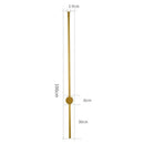Arandela Linear de Parede Interna Ajustável  Iluminação  Casa Farfelle