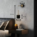 Arandela Moderna Para Quarto Circular Suspensa Em Acrílico Casa Farfelle  110 (Iluminação)  Casa Farfelle