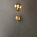 Arandela Moderna para Sala Dourada Globo  Iluminação  Casa Farfelle