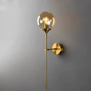 Arandela Moderna para Sala Dourada Globo  Iluminação  Casa Farfelle