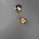 Arandela Moderna para Sala Dourada Globo  Iluminação  Casa Farfelle