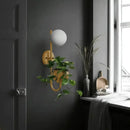 Arandela Parede Interna Quarto Luster  Iluminação  Casa Farfelle