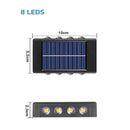 Arandela Solar Externa para Muro Quintal Parede  81 (Iluminação)  Casa Farfelle