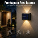 Arandela Solar Externa para Muro Quintal Parede  Iluminação  Casa Farfelle