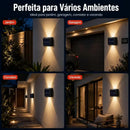 Arandela Solar Externa para Muro Quintal Parede  Iluminação  Casa Farfelle