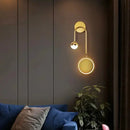 Arandela de Parede De Quarto Moderna Gleam  Iluminação  Casa Farfelle