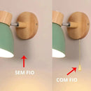 Arandela de Parede Interna Wooden Casa Farfelle  2 (Iluminação)  Casa Farfelle